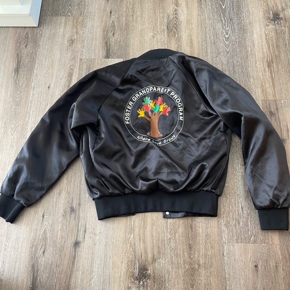 Auburn Sportswear Vintage 1980’s Satin Bomber Jacket - Picture 6 of 7